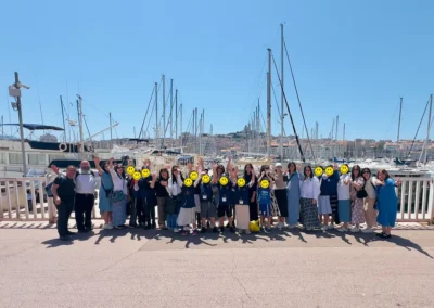 Le groupe NECHAMA sur le Vieux Port de Marseille